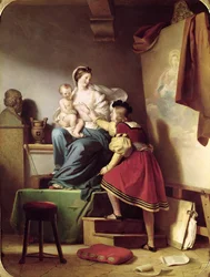 Raphael Adjusting his Model